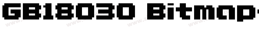 GB18030 Bitmap字体转换